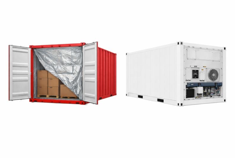 Thermal liner container vs Reefer container